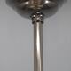 Art Deco nickel chandelier with light-pink opaline shades, Czechoslovakia, 1930s