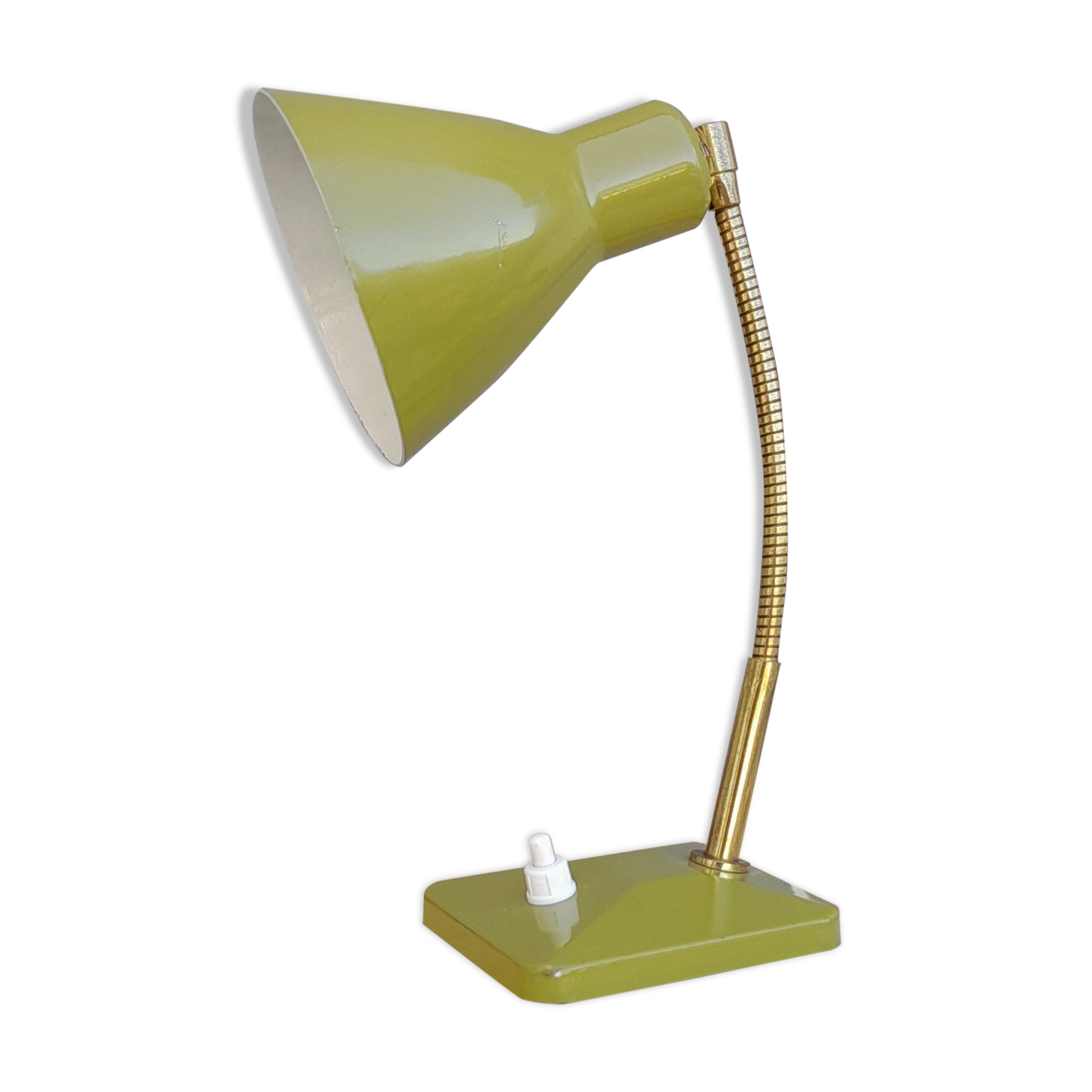 Green casserole lamp