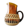 Carafe in glass and wicker
