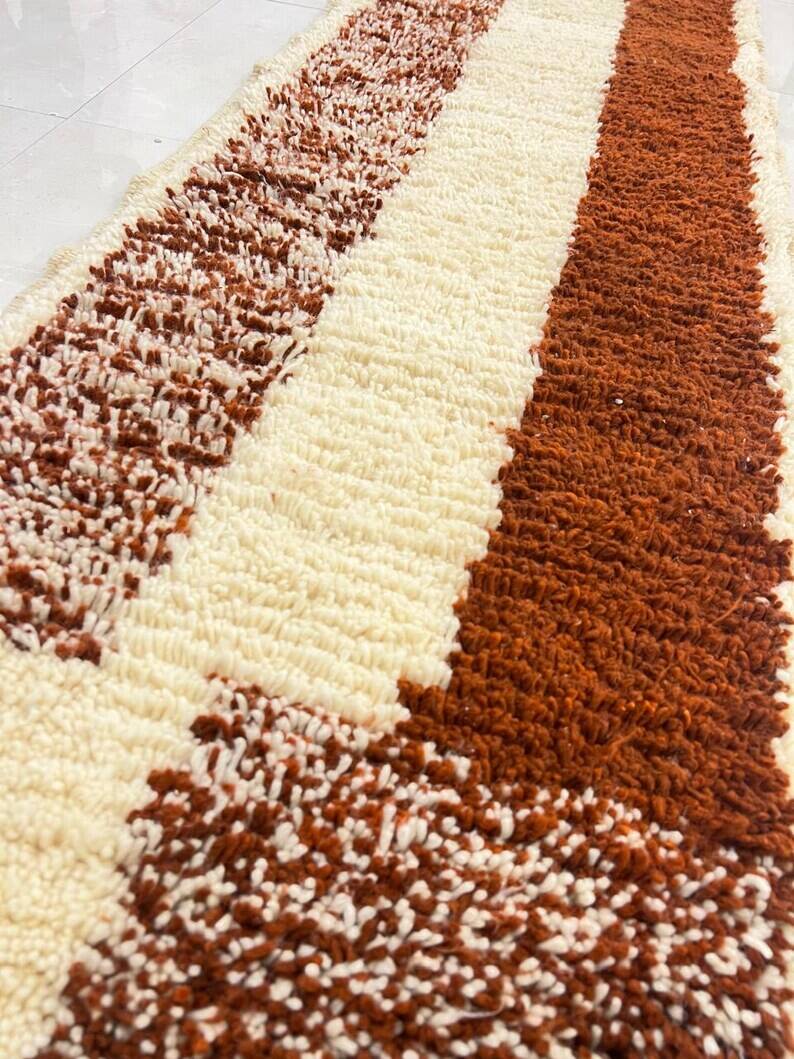 Handmade runner rug 300cm x 90cm