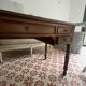 Desk with turned legs
