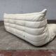 100% authentic ligne roset togo 3-seater beige leather in top condition!