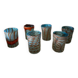 Murano orangeade glasses