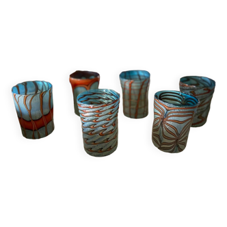 Murano orangeade glasses