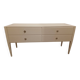 White 4-drawer sideboard