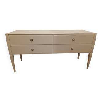 White 4-drawer sideboard