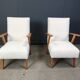Pair of mid century dutch armchairs, 1960s