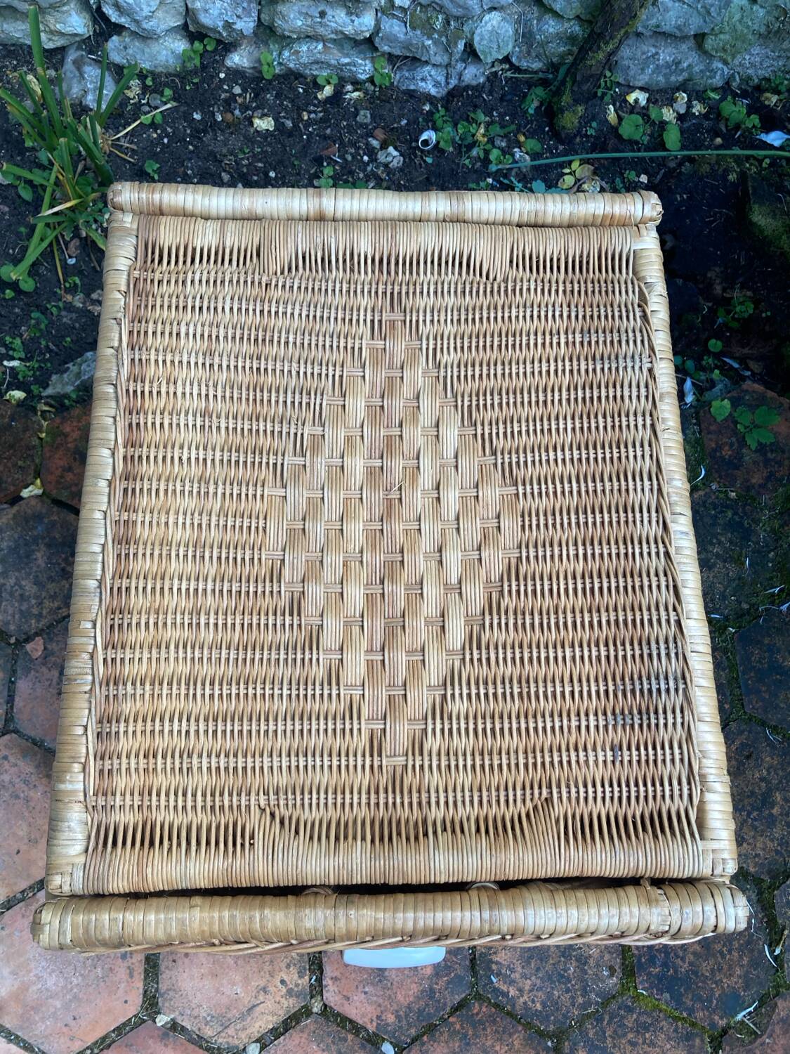Vintage wicker chest