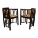 Fledermaus armchairs no. 423 by Josef Hoffmann