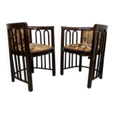 Fledermaus armchairs no. 423 by Josef Hoffmann