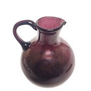 Vintage Polish jug by Zbigniew Horbowy for Sudety Glassworks, 1970s