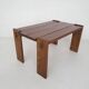 Table de salle à manger en chêne massif, Pays-Bas, années 1970
