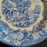 8 flat plates English earthenware Wood and Sons