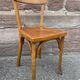 Set of 6 chairs bistrot café baumann bentwood from the 1950s