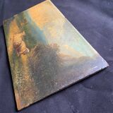 HSP painting "Pastoral with lambs" by Petrus Marius Brouwer (1819/1886)