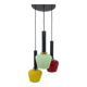 Mid-century Modern Italian Colourful Cascade Pendant Light