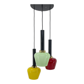 Mid-century Modern Italian Colourful Cascade Pendant Light