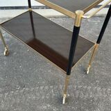 Golden vintage rolling table