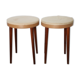 Pair baumann stools to cover