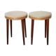 Pair baumann stools to cover