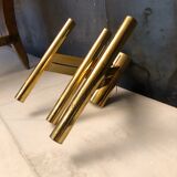 Single brass sconce from Sciolari, italy, 1970
