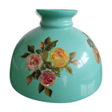 Abat jour de lampe à pétrole en opaline