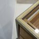 Shop counter made of birch and oak with twenty drawers, 1940s.