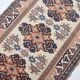 3x10 Navy Blue & Cream Persian Runner Rug, 98x321Cm