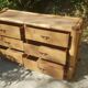Commode en bambou 1980