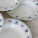 6 vintage earthenware breakfast plates