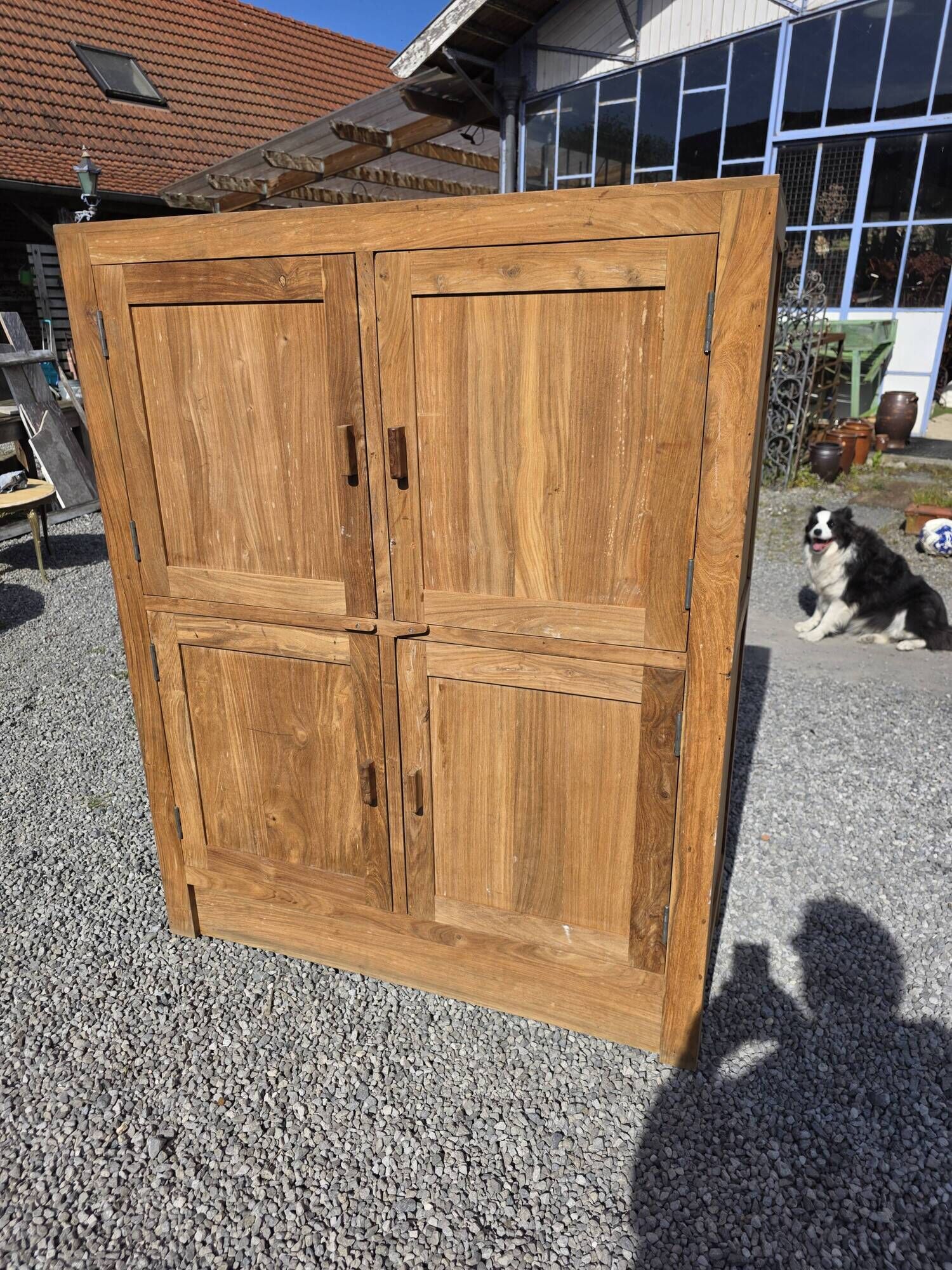 Meuble style scandinave en teck des années 80