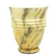 Art Deco vase, marbled glass, Czechoslovakia, 1930s