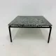 Mid-century modern green marble coffee table, 1970s
