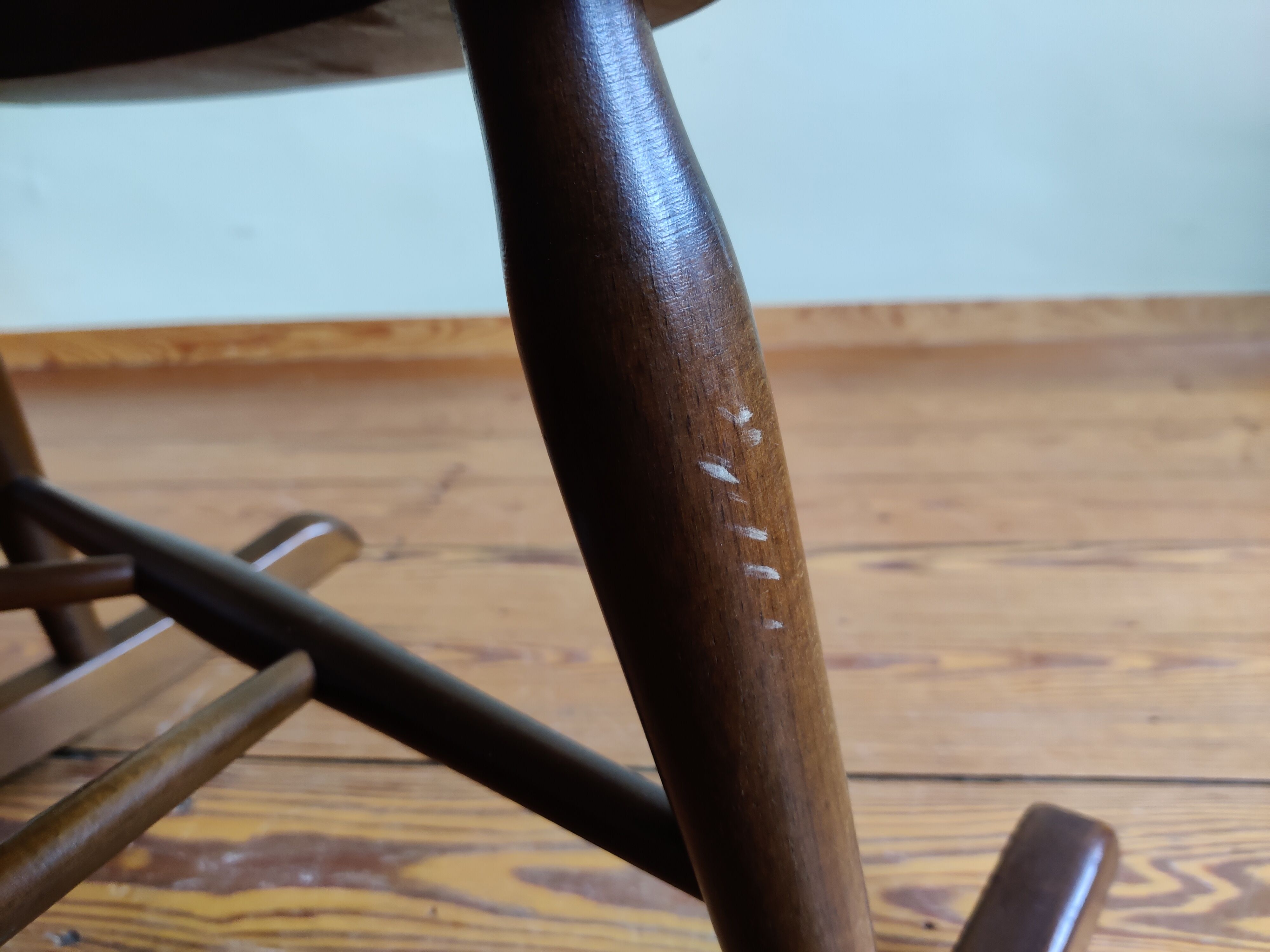 Chaise berçante par Børge Mogensen