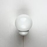 German wall lamp in ceramic and glass from the mid-century, Siemens, 1950s.