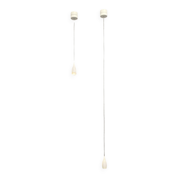 Paire de suspensions LED Drop Duo par Jürgen Glauner pour LDM, Allemagne, années 2010.