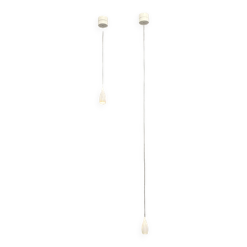 Paire de suspensions LED Drop Duo par Jürgen Glauner pour LDM, Allemagne, années 2010.