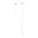 Pair of Drop Duo LED pendant lights by Jürgen Glauner for LDM, Germany, 2010s