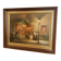 Oil Painting Panel Scene Parisian Street Paris Antique Romantic