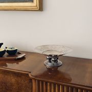 Centre de table argenté Art déco, France années 1930