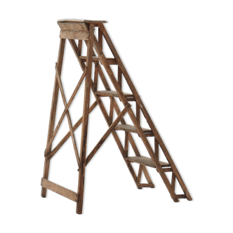 wooden painter's stepladder