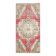 Vintage Turkish Hand-Knotted Wool Cotton Pink Runner Rug 105x228
