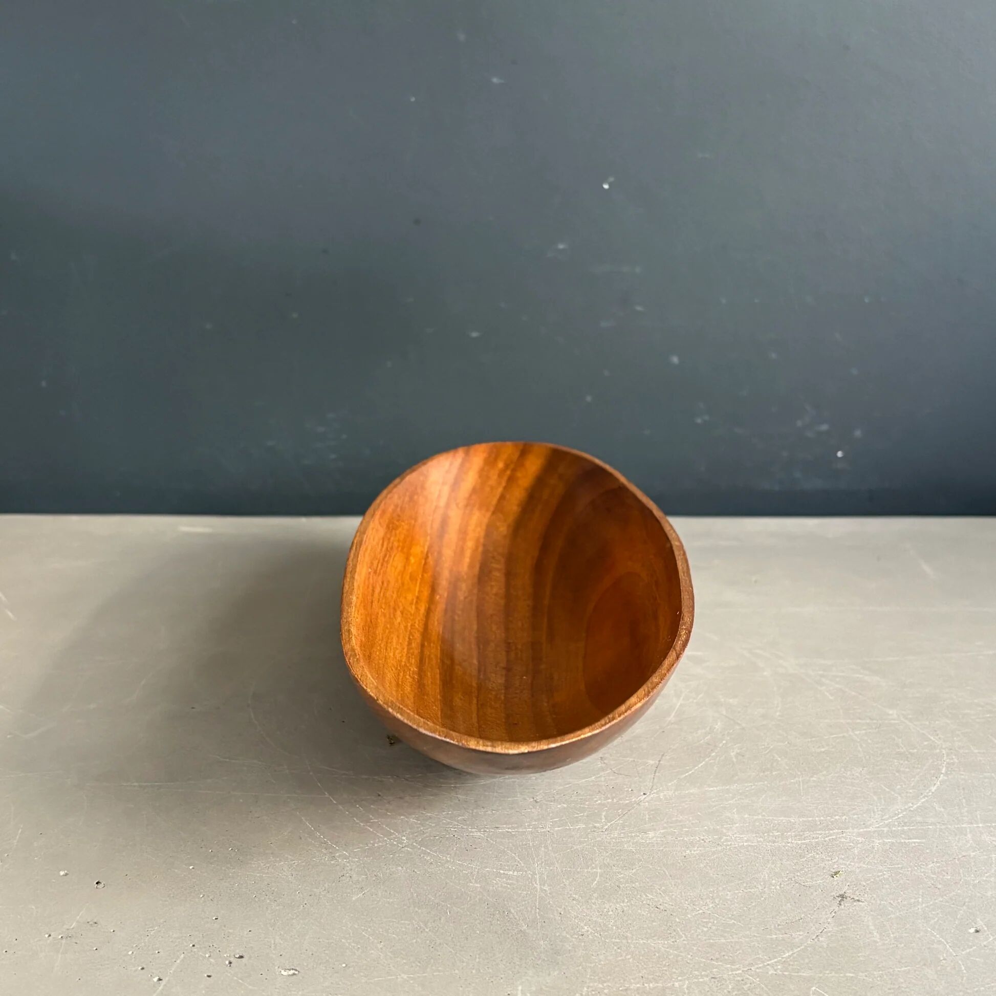 Vintage teak bowl / catchall