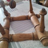 Porte manteau ancien en bambou vintage