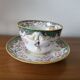 Large Tea or Chocolate Cup in Porcelain VPF Minton Decor