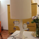 Owls ceramic lamp