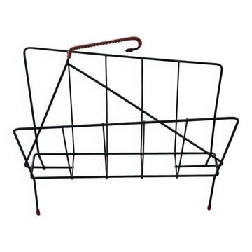 1960s metal magazine rack