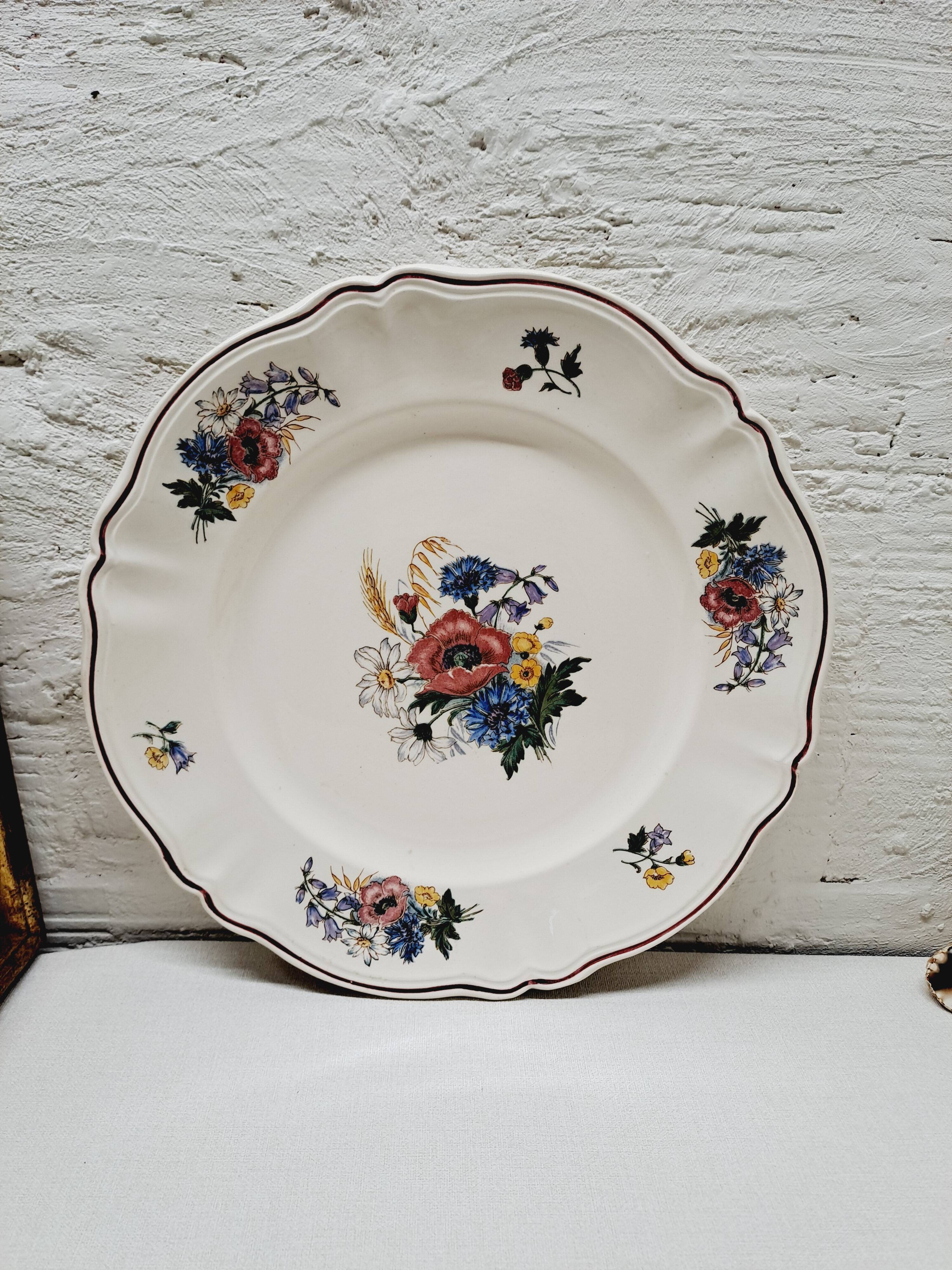 Sarreguemines round dish