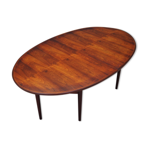 table ovale en palissandre - sibast