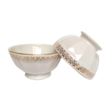 Pair of Gien porcelain bowls